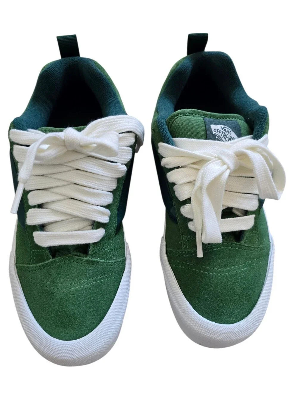 Vans Mwns Knu Skool low-top Green Suede sneakers Size 6.5